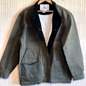 Men’s Knickerbocker MFG Waxed Canvas Jacket Size XL Olive